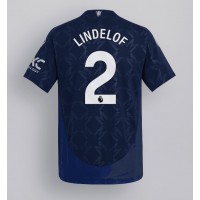 Muški Nogometni Dres Manchester United Victor Lindelof #2 Gostujuci 2024-25 Kratak Rukav